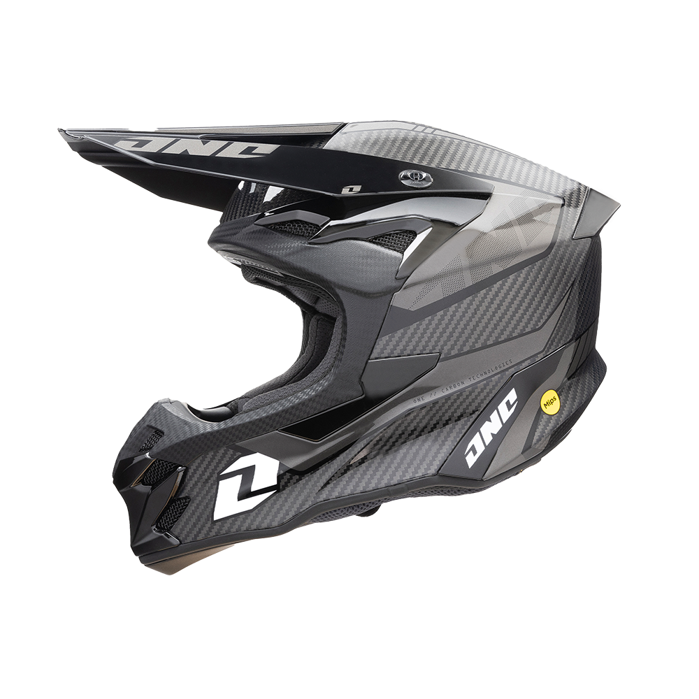 Мотокрос каска ONE INDUSTRIES X-197 CARBON BLACK ONYX
