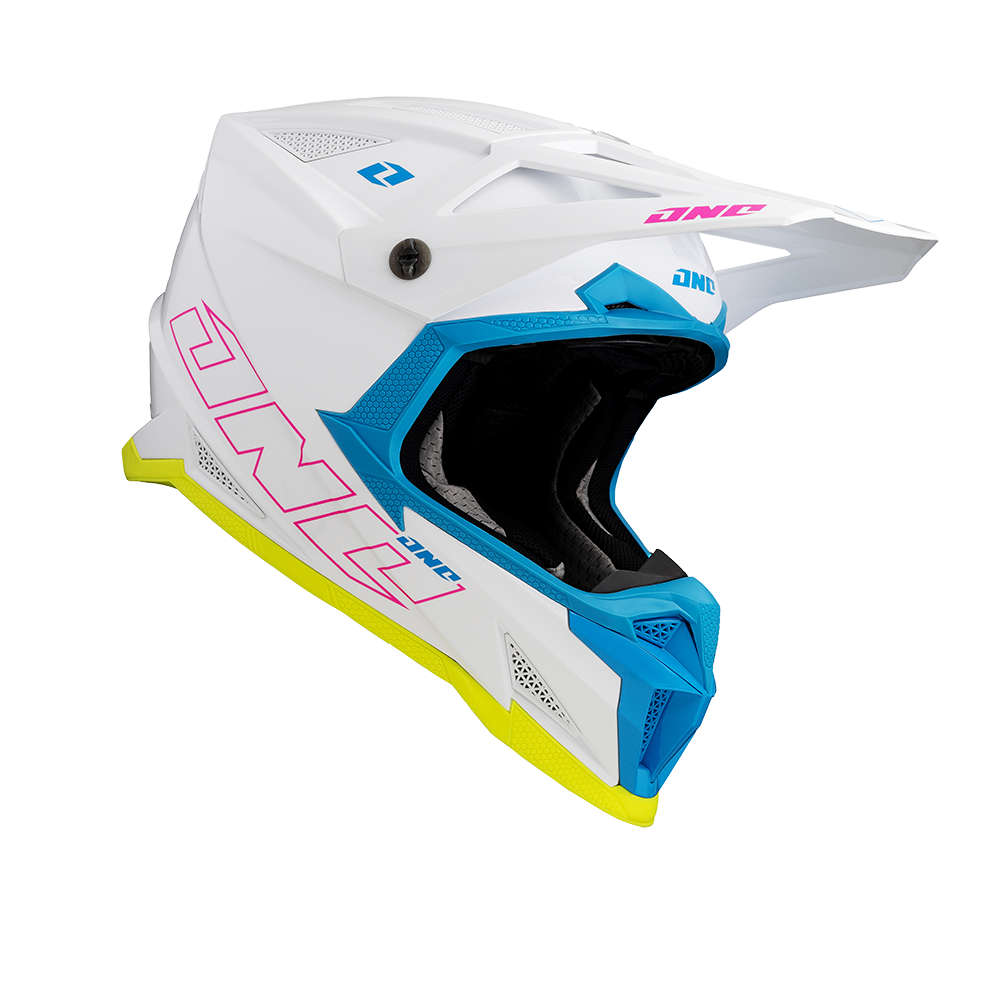 Мотокрос каска ONE INDUSTRIES X-297 HORIZON MIAMI WHITE