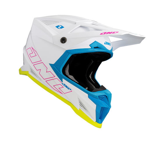 Мотокрос каска ONE INDUSTRIES X-297 HORIZON MIAMI WHITE
