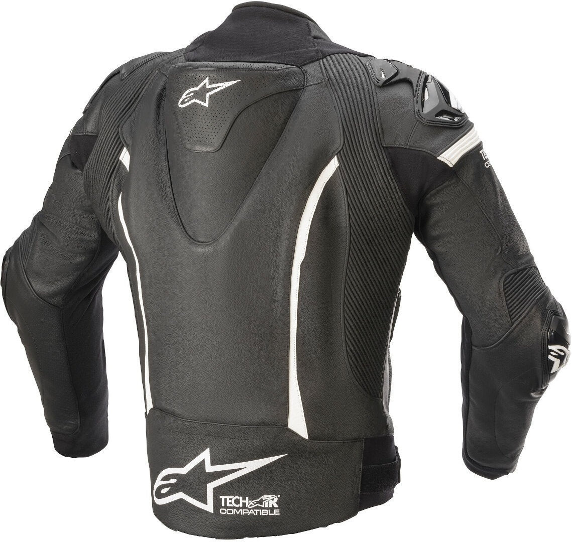 Кожено мото яке ALPINESTARS GP PRO V2 TECH-AIR BLACK/WHITE