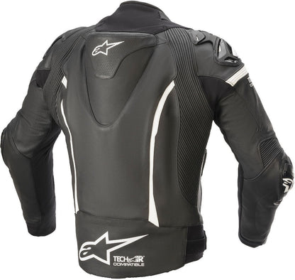 Кожено мото яке ALPINESTARS GP PRO V2 TECH-AIR BLACK/WHITE