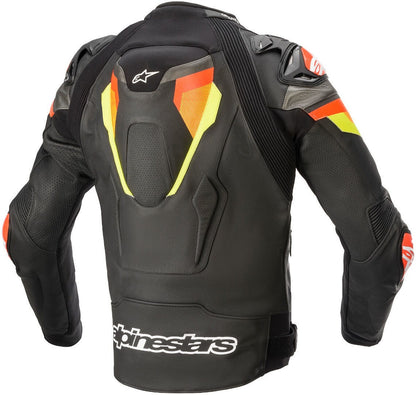 Кожено мото яке ALPINESTARS ATEM V4 BLACK/RED/YELLOW