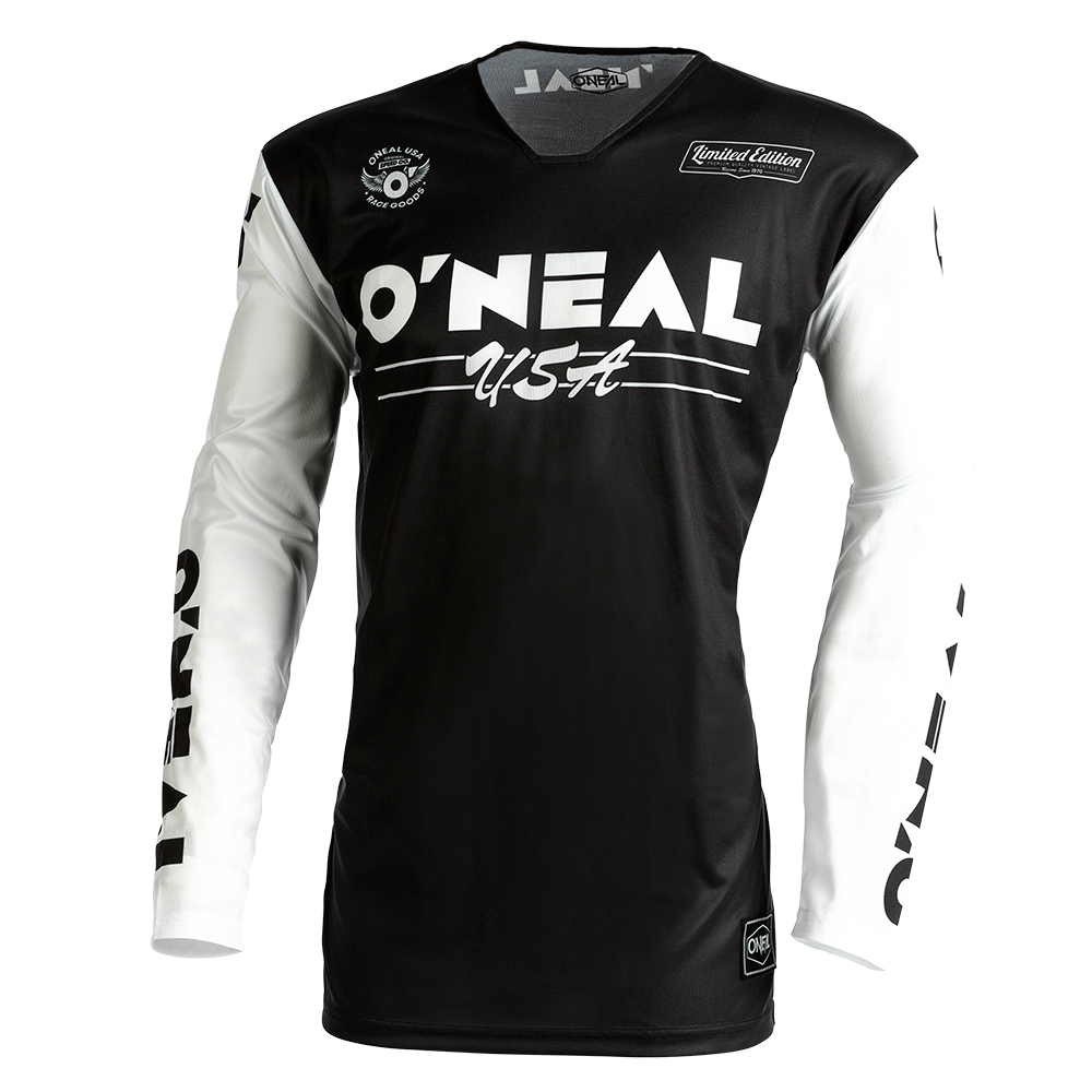 Мотокрос блуза O'NEAL MAYHEM BULLET V.22 BLACK/WHITE