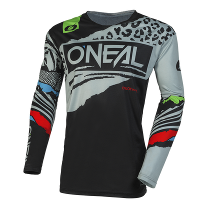 Детска мотокрос блуза O'NEAL MAYHEM WILD V.23 BLACK/GRAY