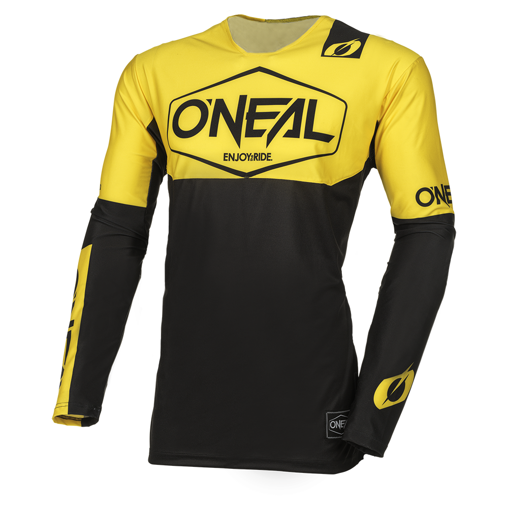 Мотокрос блуза O'NEAL MAYHEM HEXX BLACK/YELLOW V.24