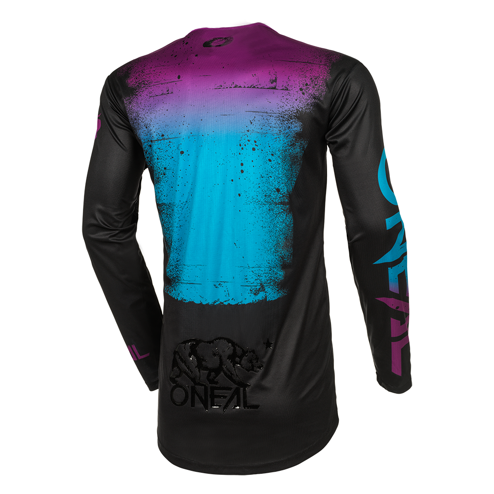 Мотокрос блуза O'NEAL MAYHEM SCARZ BLACK/BLUE V.24
