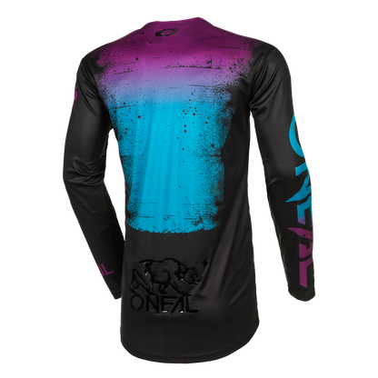 Мотокрос блуза O'NEAL MAYHEM SCARZ BLACK/BLUE V.24