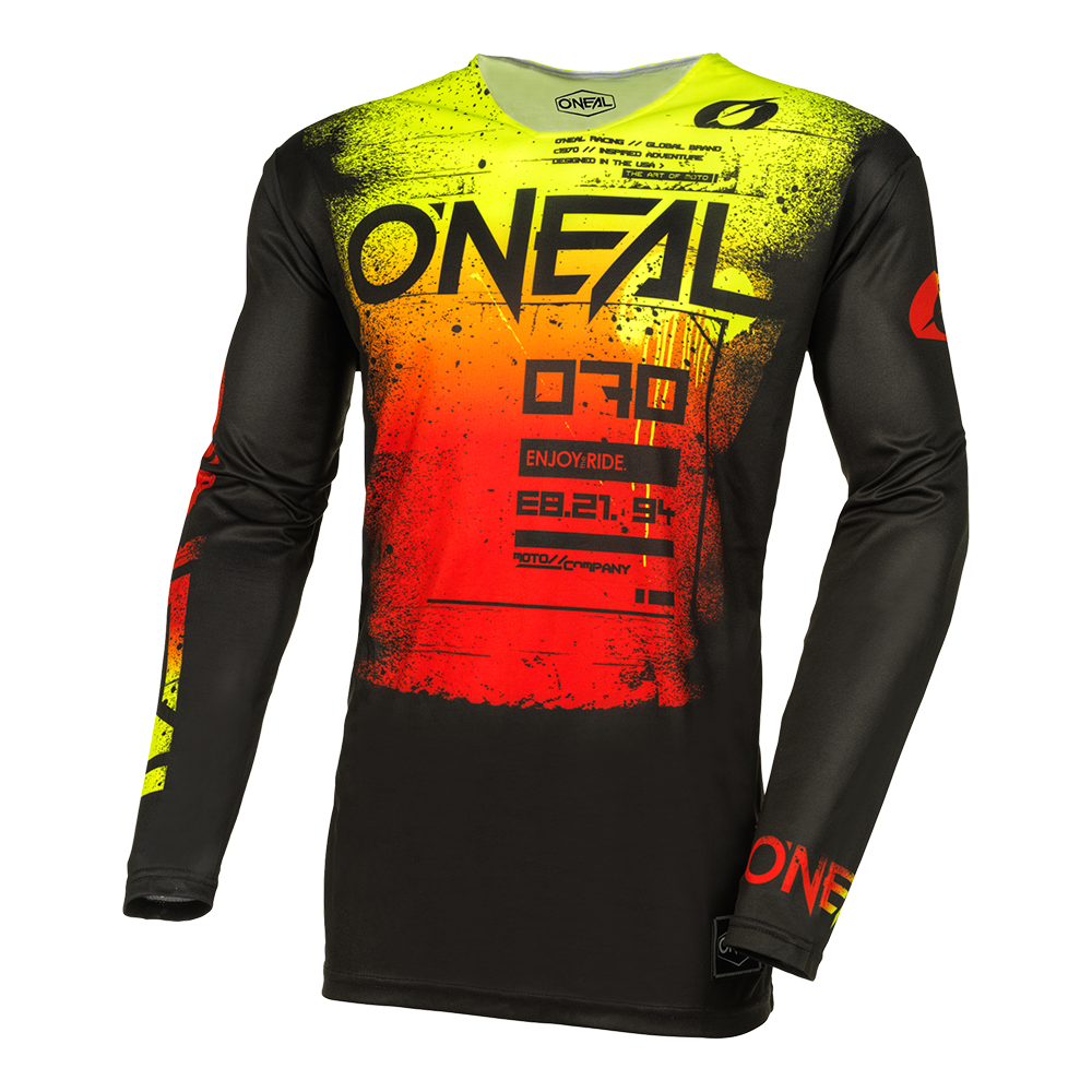 Мотокрос блуза O'NEAL MAYHEM SCARZ BLACK/RED V.24