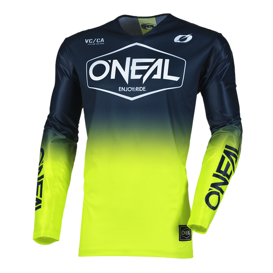 Мотокрос блуза O'NEAL MAYHEM HEXX BLUE/NEON YELLOW V.25
