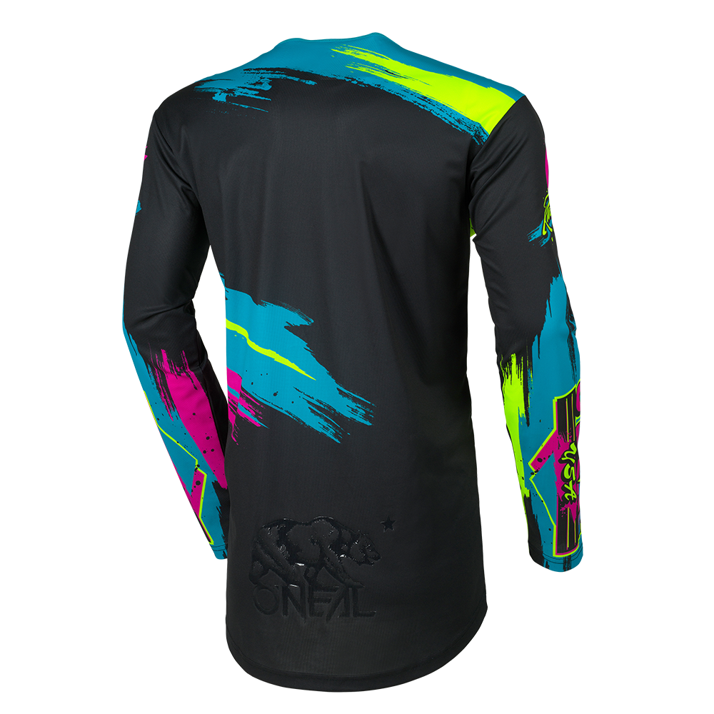 Мотокрос блуза O'NEAL MAYHEM RESEDA BLACK/NEON YELLOW V.26