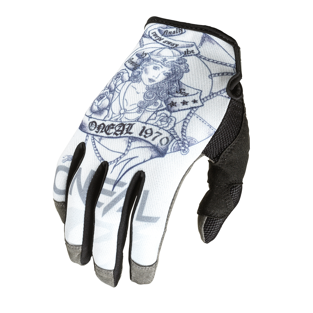 Мотокрос ръкавици O'NEAL MAYHEM SAILOR V.22 WHITE