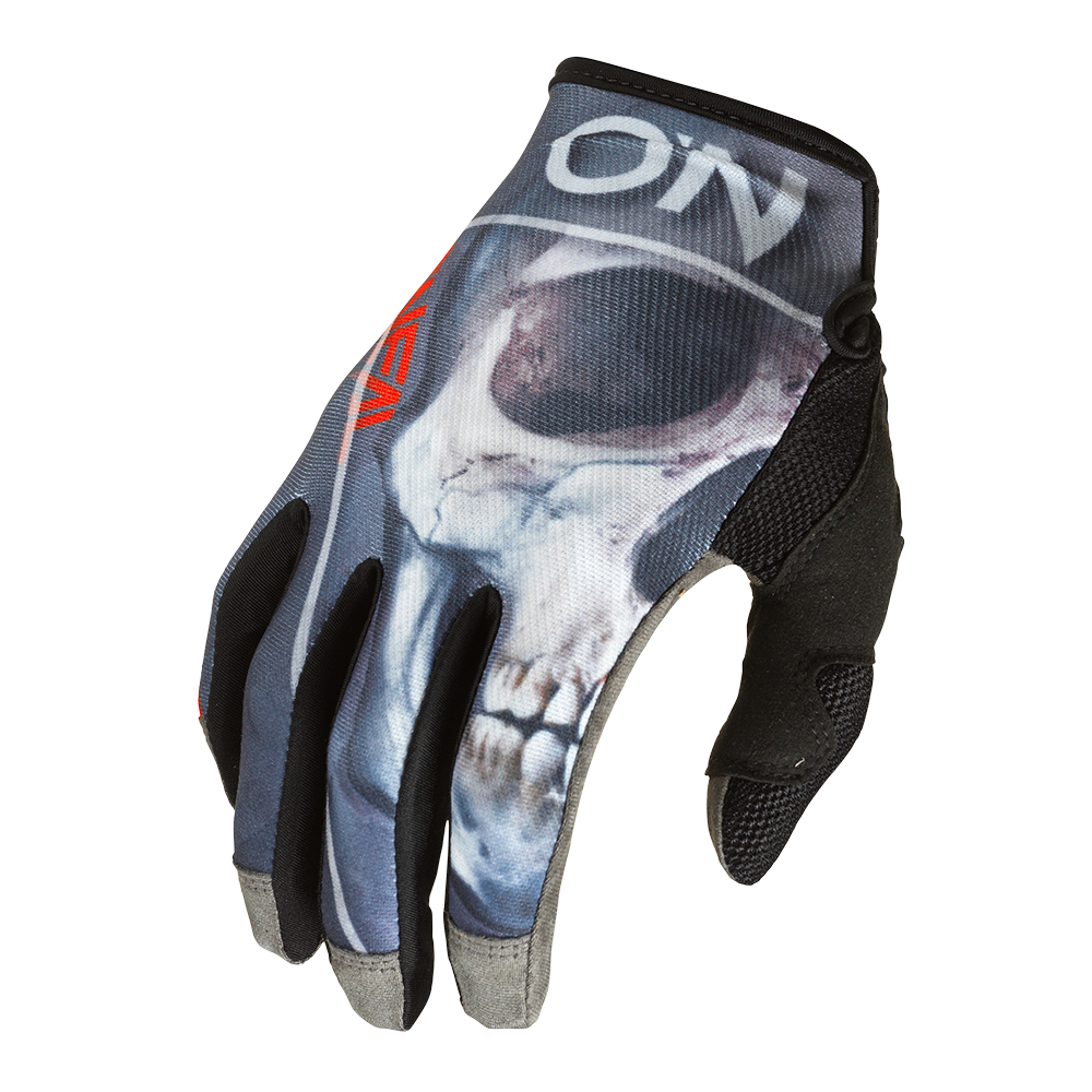 Мотокрос ръкавици O'NEAL MAYHEM BONES V.22 BLACK/RED