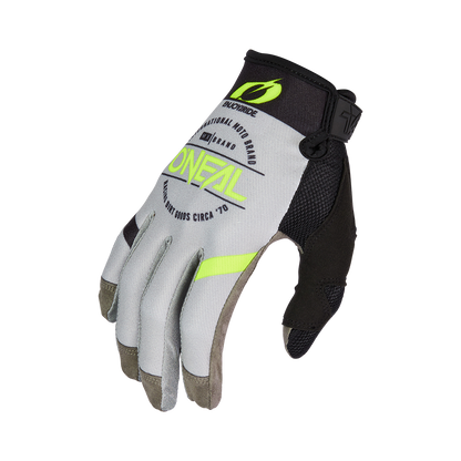 Мотокрос ръкавици O'NEAL MAYHEM BRAND V.23 GRAY/BLACK