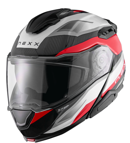 Каска NEXX X.LIFETOUR FLIP UP PRO MILE WHITE RED