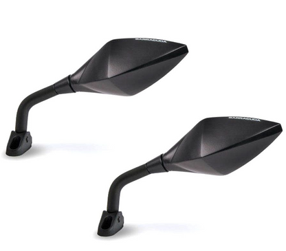 Огледала за мотор BARRACUDA RACE BLACK MATT