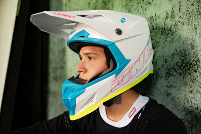 Мотокрос каска ONE INDUSTRIES X-297 HORIZON MIAMI WHITE