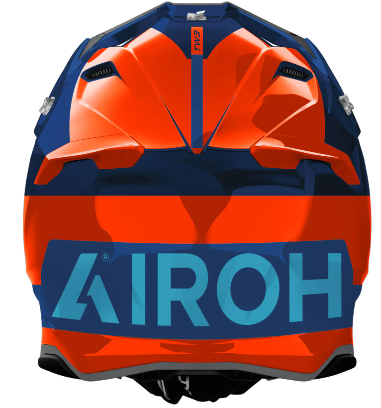 Мотокрос каска AIROH TWIST 3 FANCY ORANGE/BLUE GLOSS