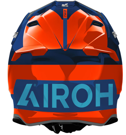Мотокрос каска AIROH TWIST 3 FANCY ORANGE/BLUE GLOSS