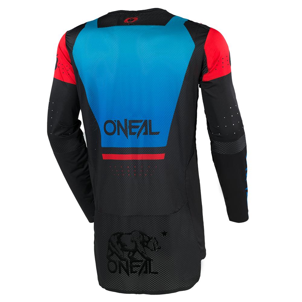 Мотокрос блуза O'NEAL PRODIGY FIVE FOUR BLACK/BLUE V.25