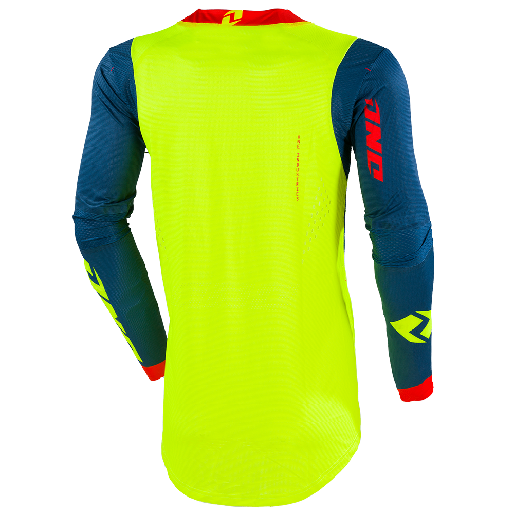 Детска мотокрос блуза ONE INDUSTRIES X-197 NEON NAVY