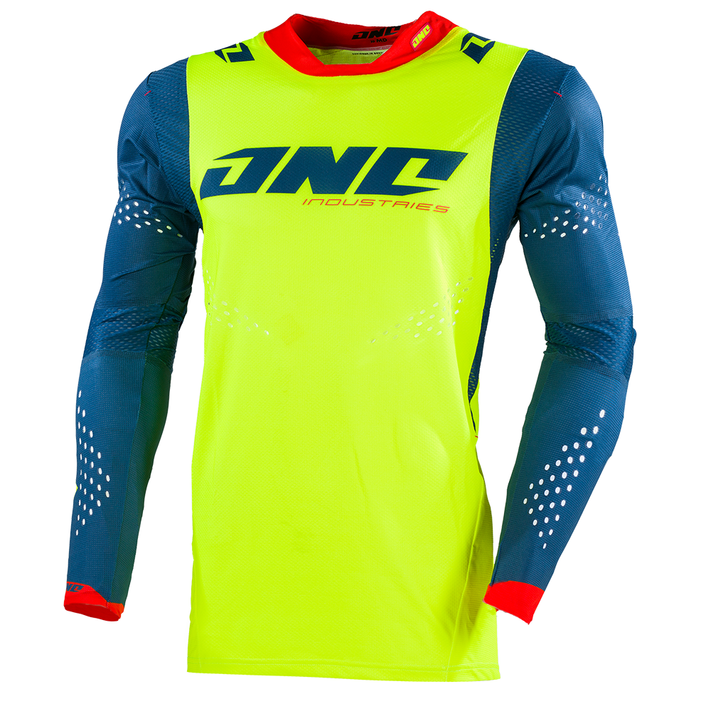 Детска мотокрос блуза ONE INDUSTRIES X-197 NEON NAVY