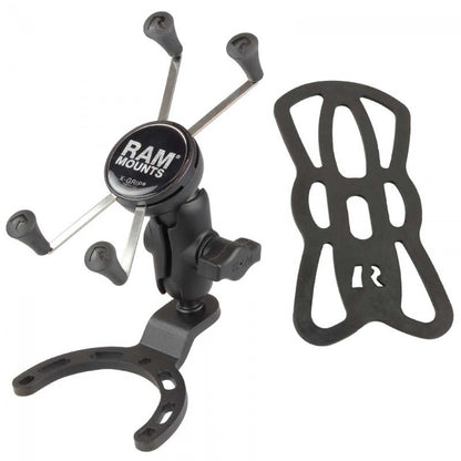 Мото стойка за телефон RAM-MOUNTS X-Grip B-410-A-UN10BU с монтиране на резервоар.