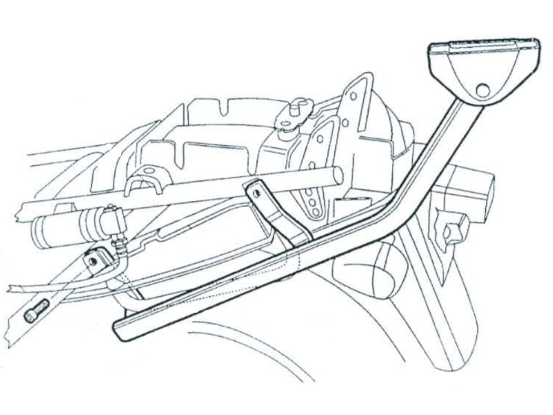 Монтажен комплект за куфари SHAD TOP MASTER SUZUKI GSX750/600 F 98