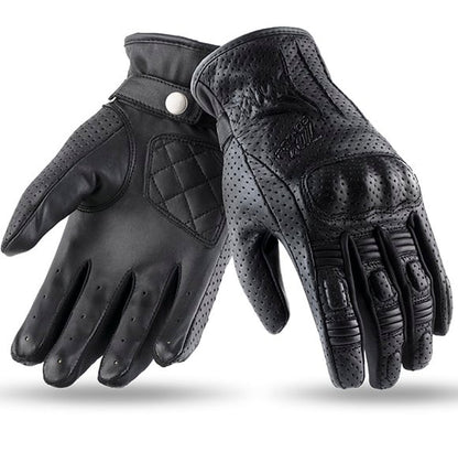 Дамски кожени ръкавици 70 DEGREES SUMMER URBAN BLACK
