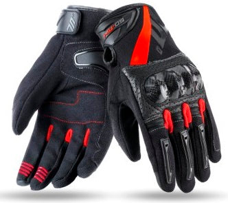 Текстилни ръкавици 70 DEGREES SUMMER NAKED BLACK/RED