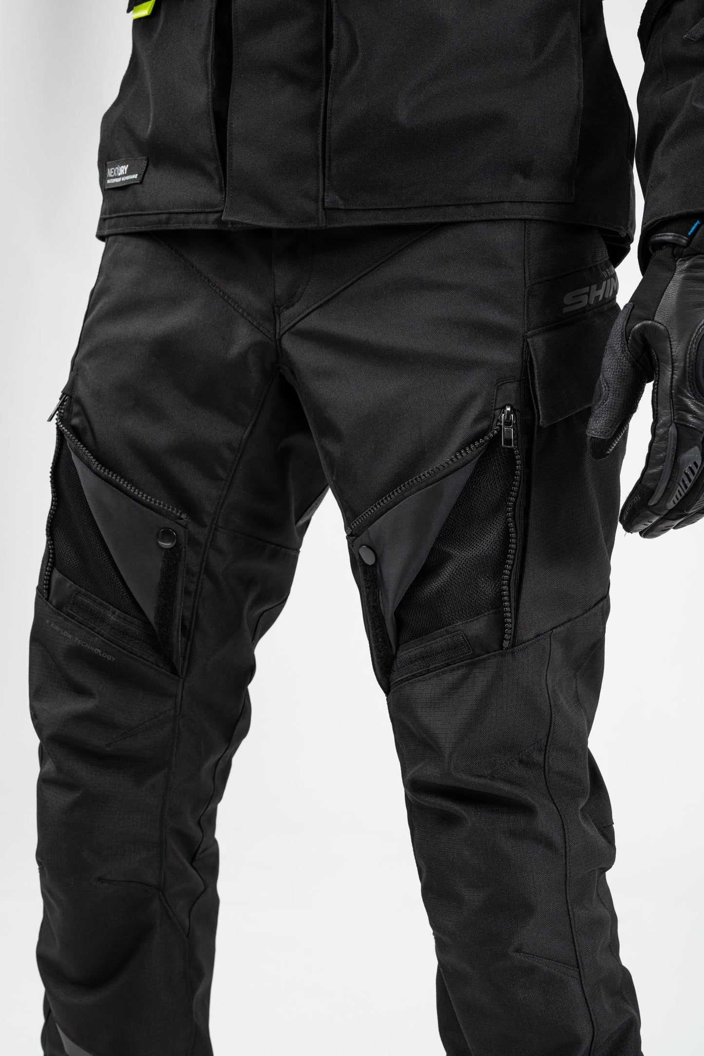 Текстилен мото панталон SHIMA RUNNER BLACK