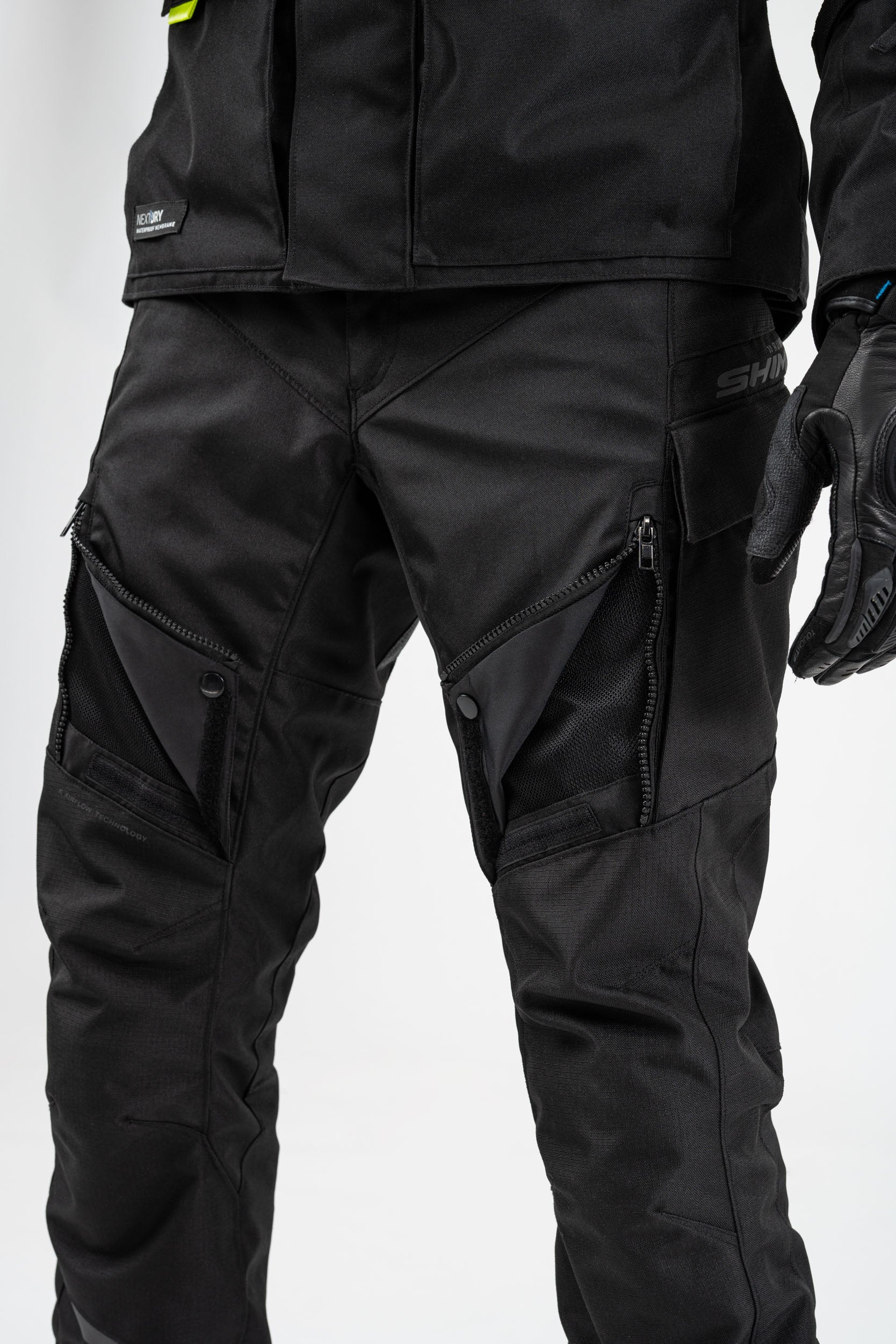 Текстилен мото панталон SHIMA RUNNER BLACK