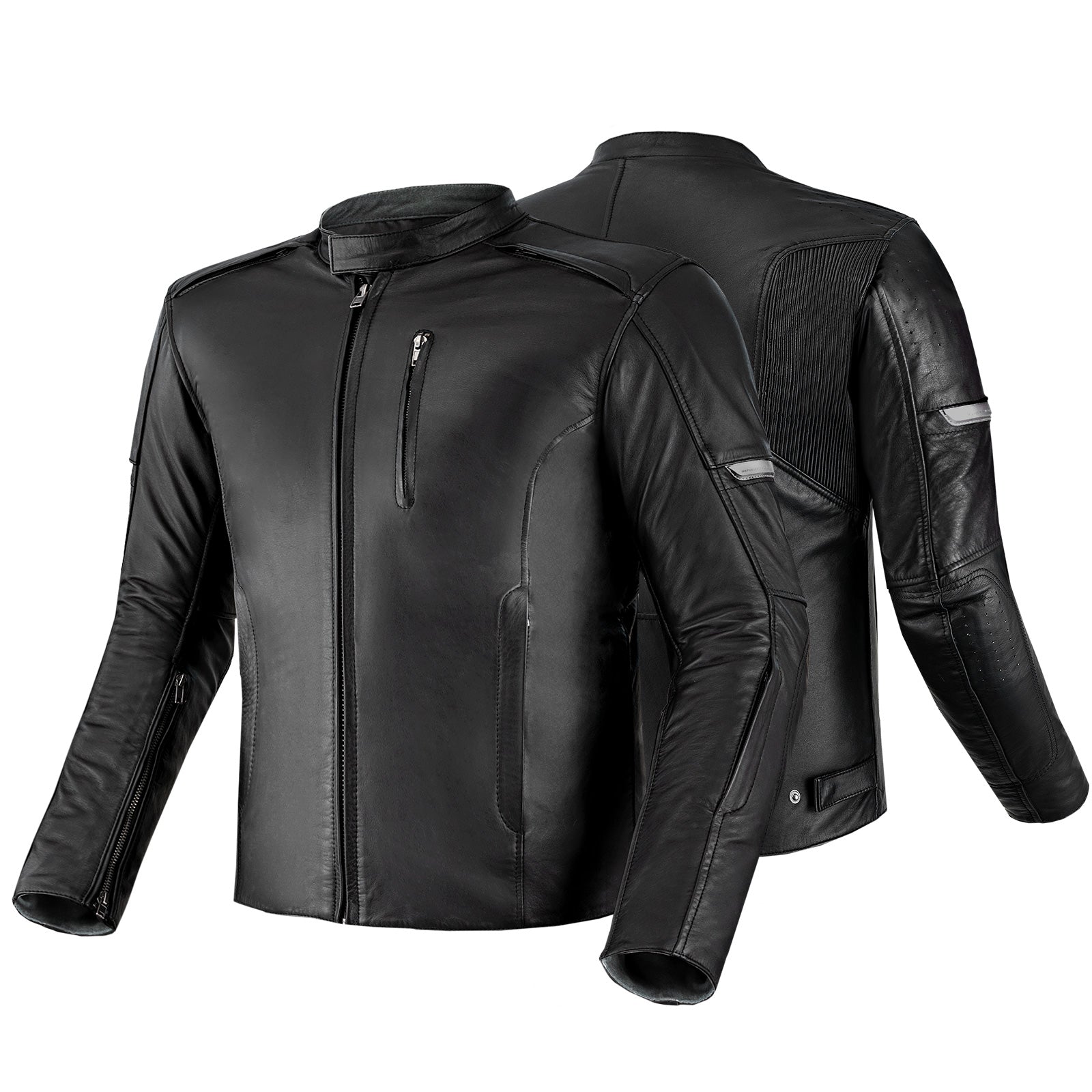 Кожено мото яке SHIMA HUNTER PLUS 2.0 BLACK