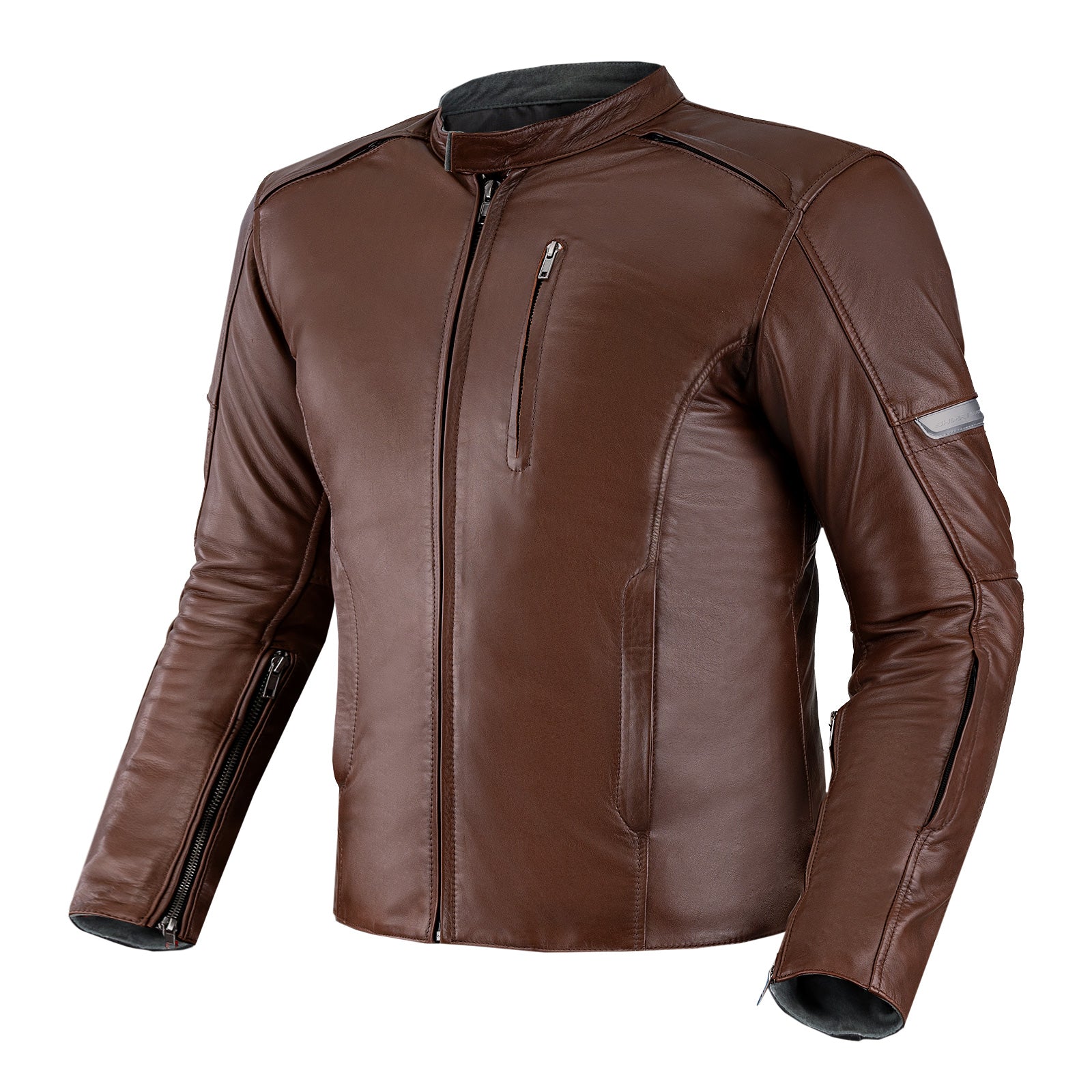 Кожено мото яке SHIMA HUNTER PLUS 2.0 BROWN