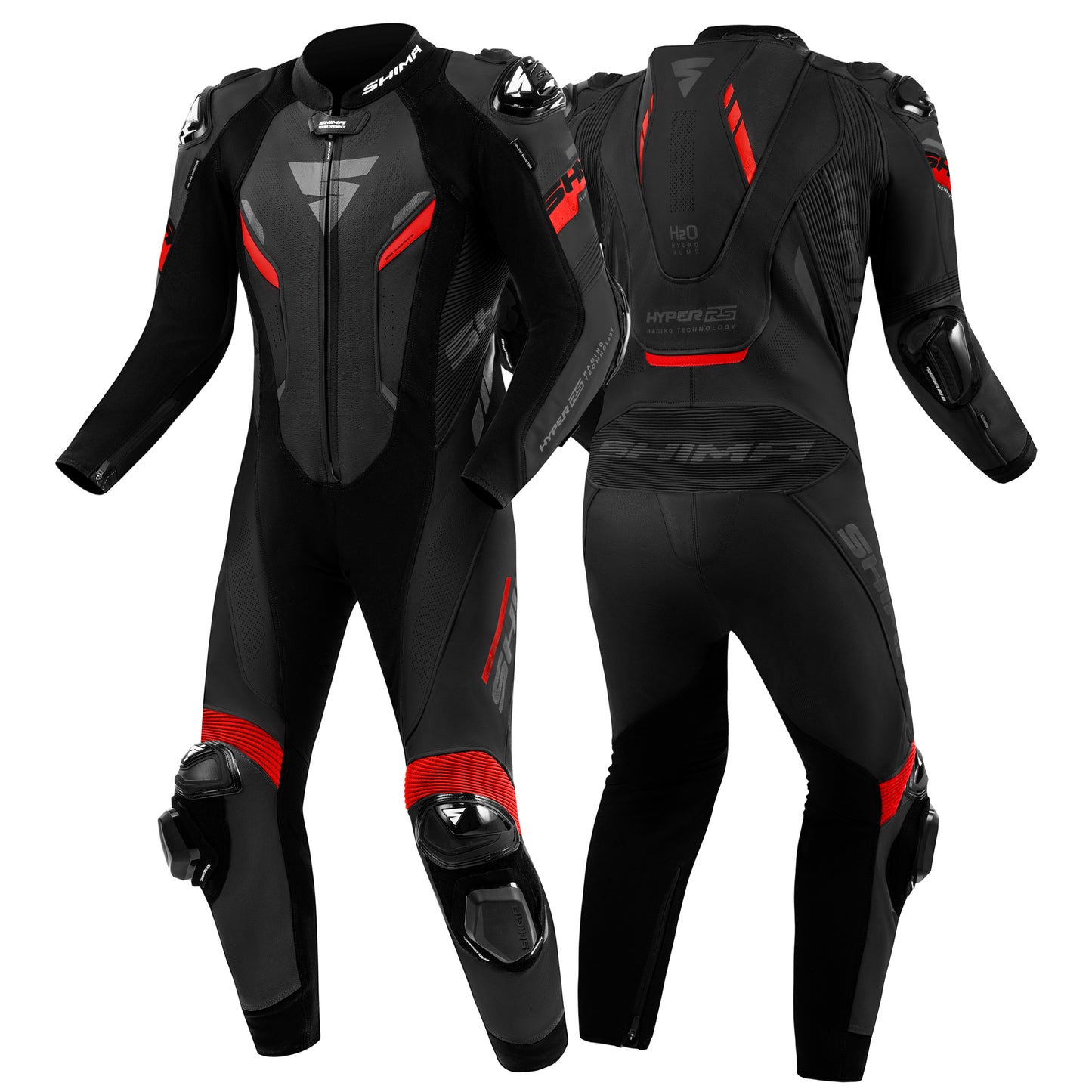Кожен екип SHIMA HYPER-RS BLACK/RED