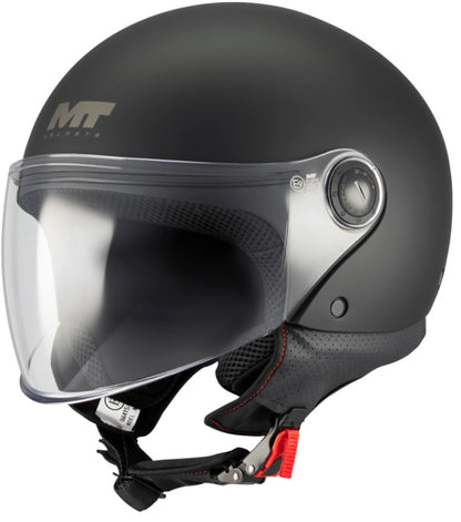 КАСКА ЗА СКУТЕР MT STREET S PURE A1 BLACK MATT