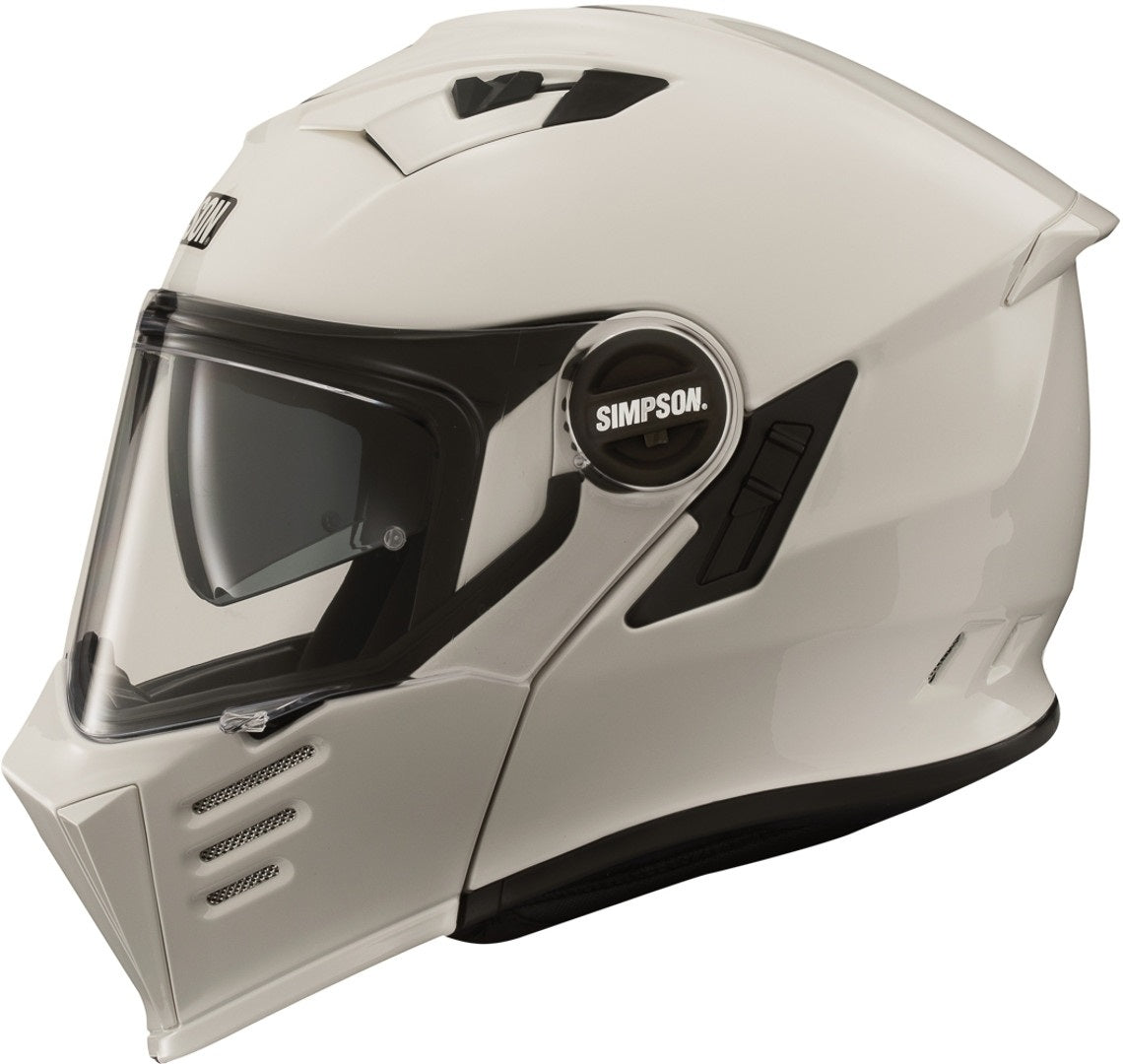 Каска SIMPSON DARKSOME GLOSS WHITE