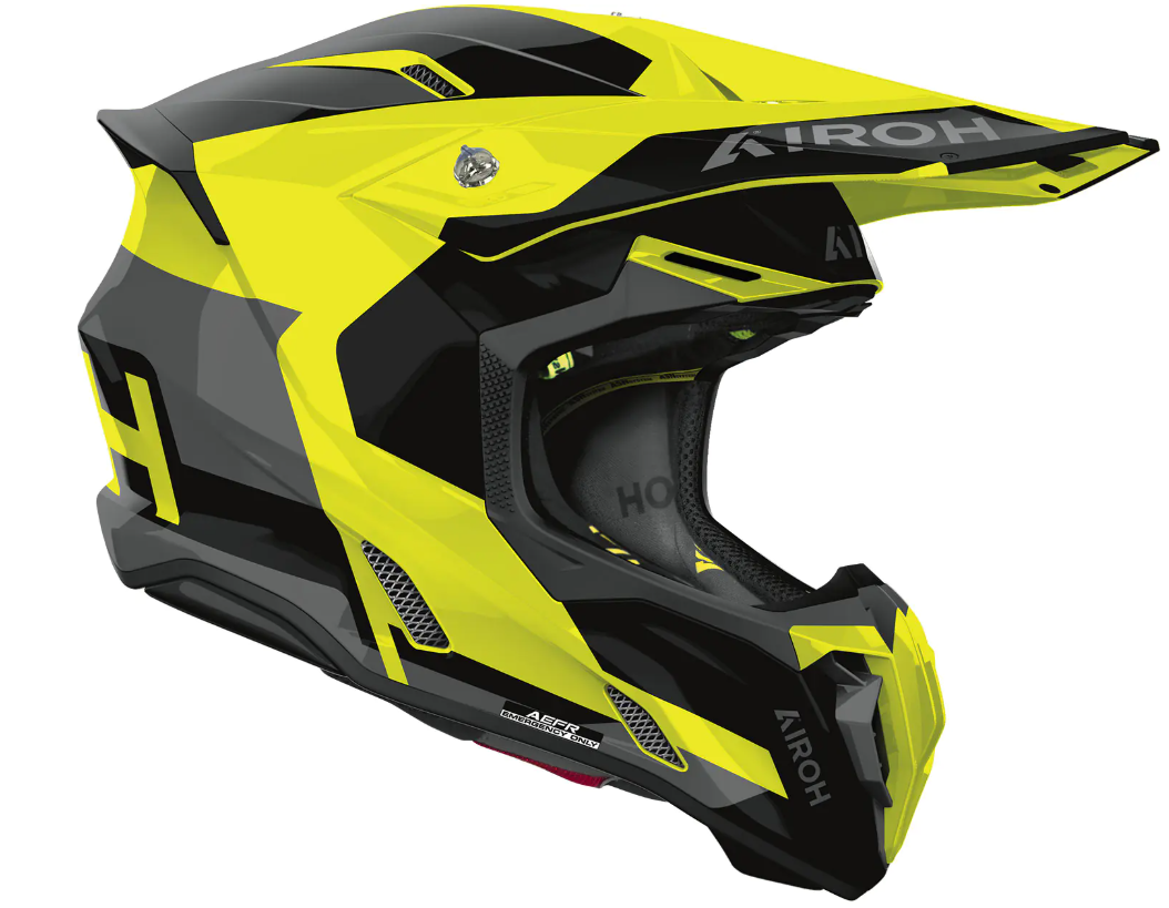 Мотокрос каска AIROH TWIST 3 FANCY YELLOW GLOSS