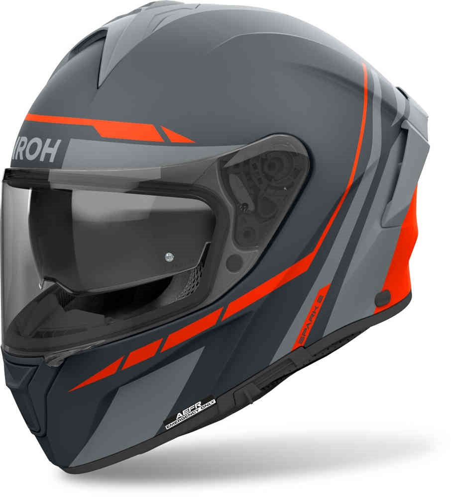 Каска AIROH SPARK 2 SPINNER ORANGE MATT