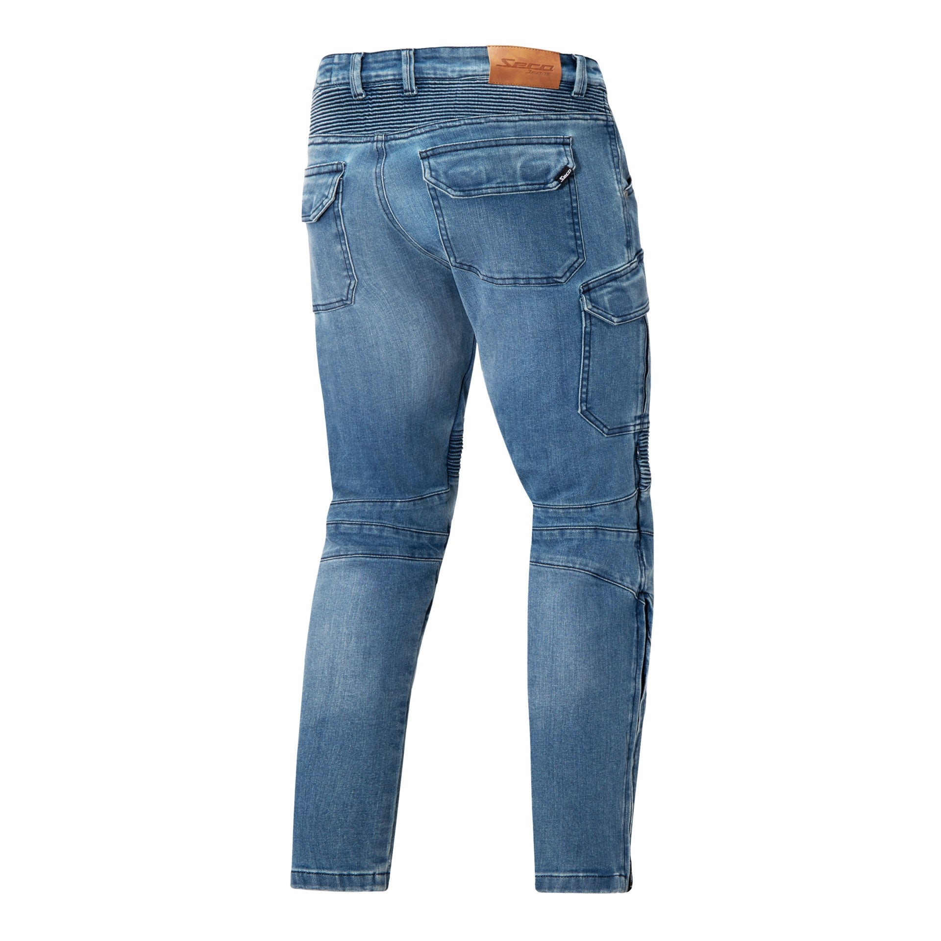 Мото дънки SECA SQUARE II WASHED BLUE