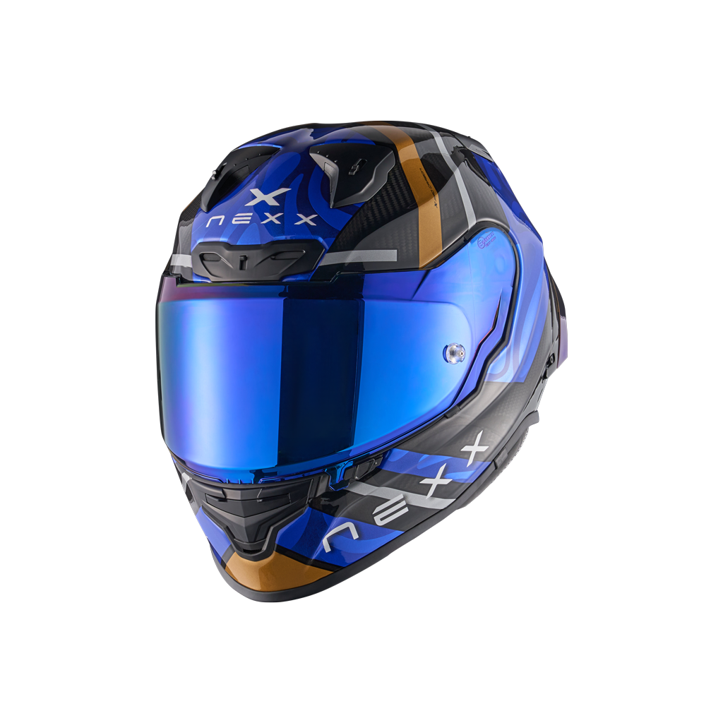Каска NEXX X.R3R SWIRL DEEP BLUE