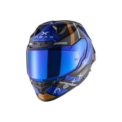 Каска NEXX X.R3R SWIRL DEEP BLUE