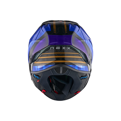 Каска NEXX X.R3R SWIRL DEEP BLUE