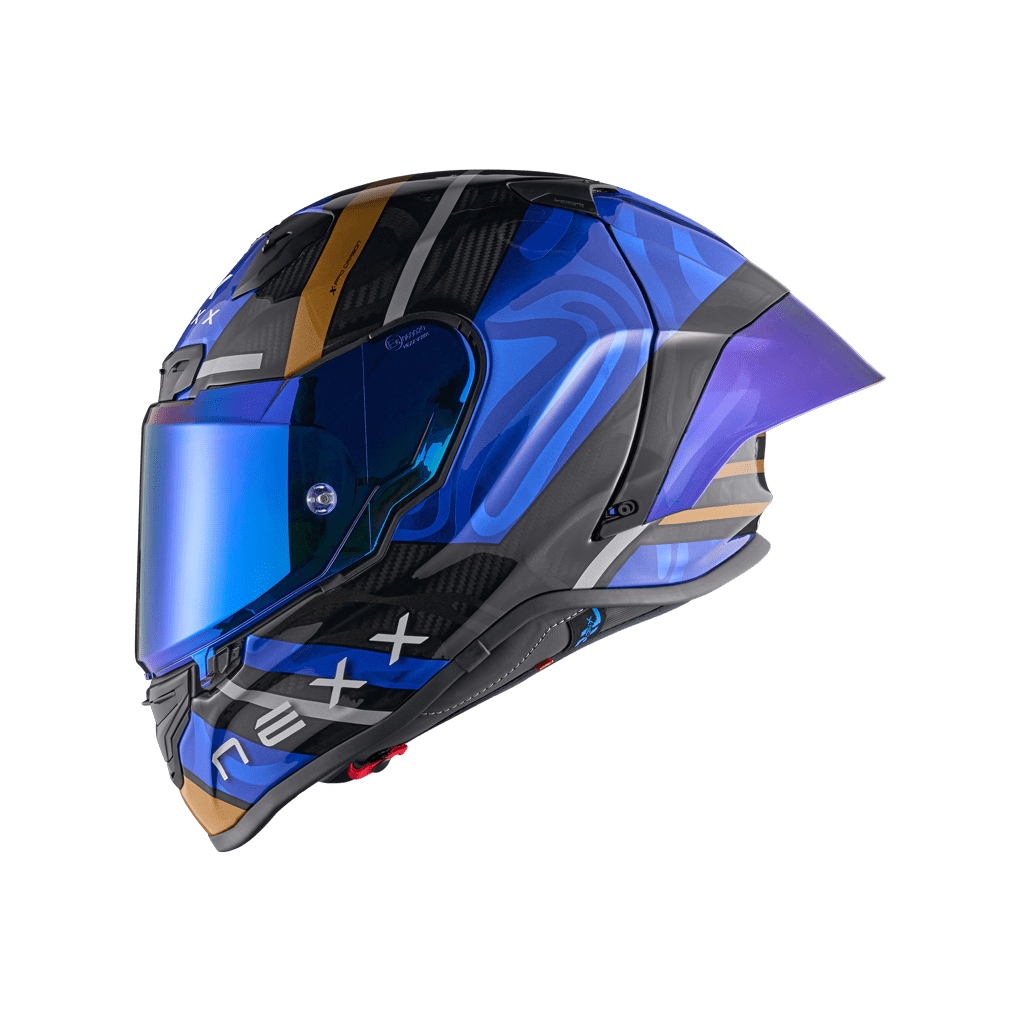 Каска NEXX X.R3R SWIRL DEEP BLUE