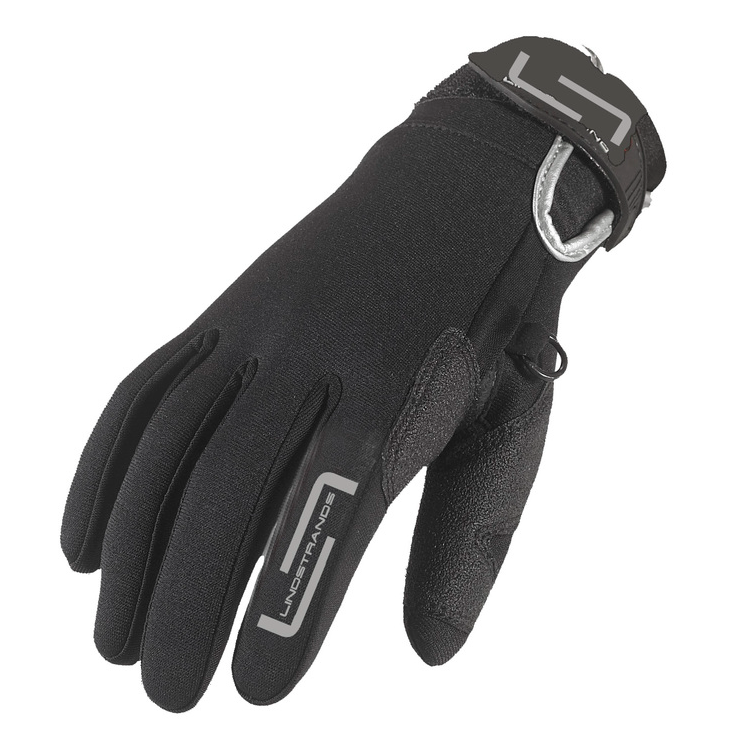 Mото ръкавици Lindstrands Coal Neopren Black