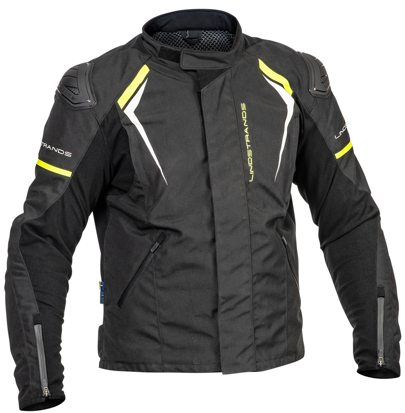 Текстилно мото яке Lindstrands Sandvik Black/yellow