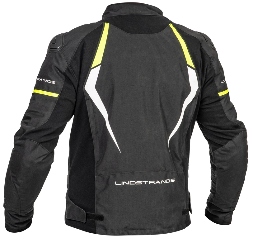 Текстилно мото яке Lindstrands Sandvik Black/yellow