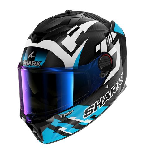 Каска SHARK SPARTAN GT PRO CARBON ZARCO TRACK RACER BLACK/BLUE/WHITE