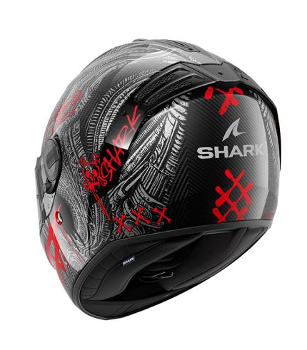 Каска SHARK SPARTAN RS CARBON SHIEVER BLACK/GREY/RED