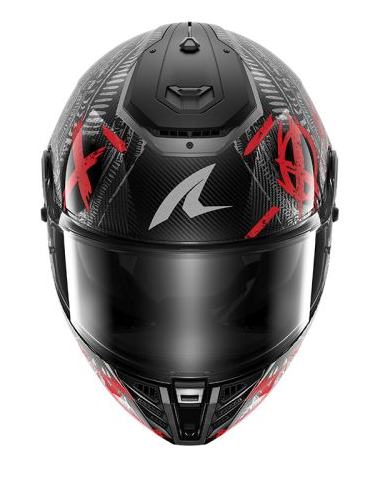 Каска SHARK SPARTAN RS CARBON SHIEVER BLACK/GREY/RED