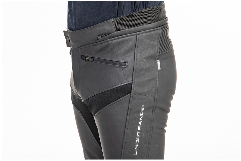 Кожен панталон Lindstrands Sanden Black - Short